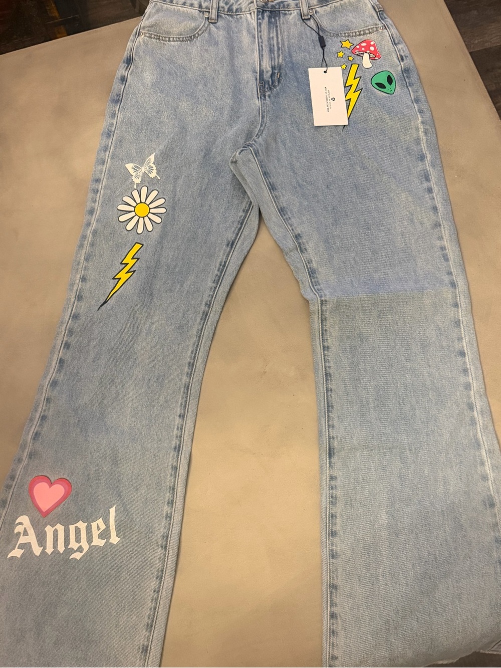 Princess Polly Patch y2k jeans Denim size 4